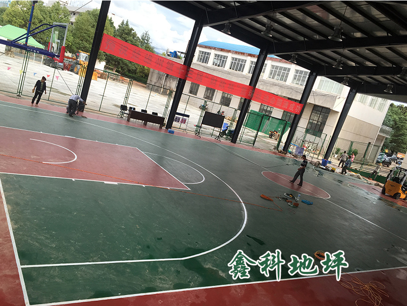 硅pu、丙烯酸球場地坪